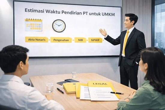 Estimasi Waktu Pendirian PT